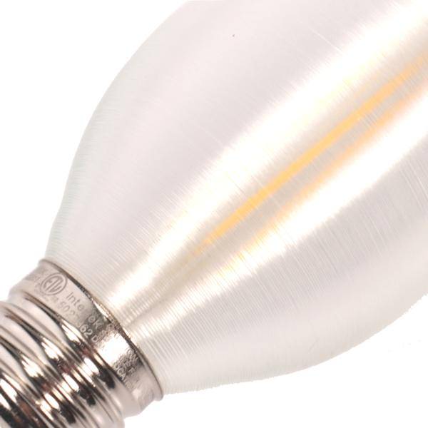 6.5 watt 120 volt H19 Medium Screw Base 3000K Natural White Spun-Satin Dimmable LED 3