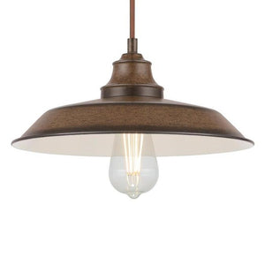 1 Light Barnwood Pendant 2