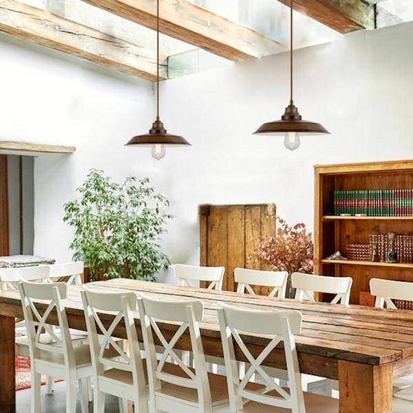 1 Light Barnwood Pendant 3