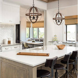 3 Light Oil Rubbed Barnwood Light Fixture 3