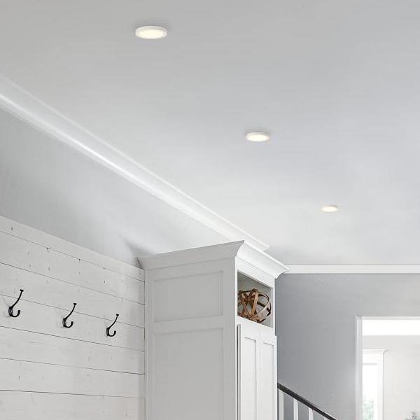 5" 11 watt 120 volt CCT Selectable Round White LED Dimmable Ceiling Light Fixture 3