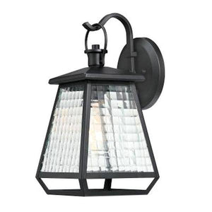 1 Light 15" Lantern Black Wall Light Fixture 1