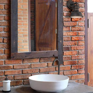 1 Light Oil Rubbed Bronze Wall Light Fixture 2