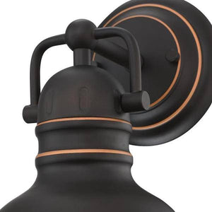 1 Light Oil Rubbed Bronze Wall Light Fixture 4
