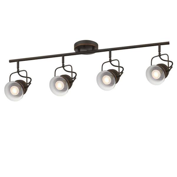 4 Light Oil Rubbed Bronze Track Light Kit 2