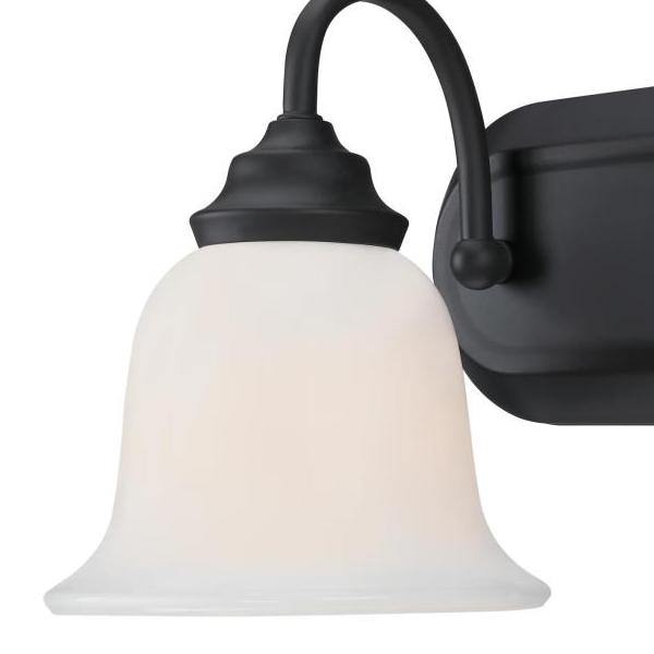 4 Light Matte Black Wall Light Fixture 3