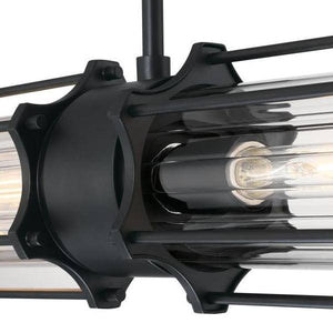 2 Light 6.5 watt 2700K Warm White Matte Black Dimmable LED Pendant Ceiling Fixture 4