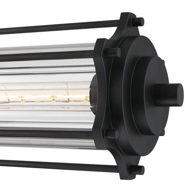 2 Light 6.5 watt 2700K Warm White Matte Black Dimmable LED Pendant Ceiling Fixture 5