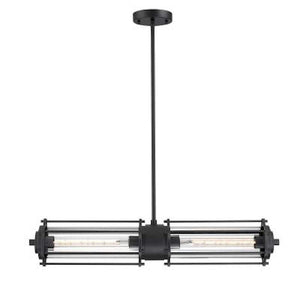 2 Light 6.5 watt 2700K Warm White Matte Black Dimmable LED Pendant Ceiling Fixture 1
