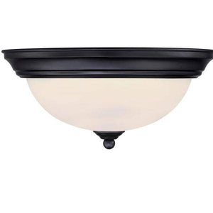 11" 15 Watt 3000K Matte Black Dimmable LED Indoor Flush Mount Dimmable Ceiling Fixture 3