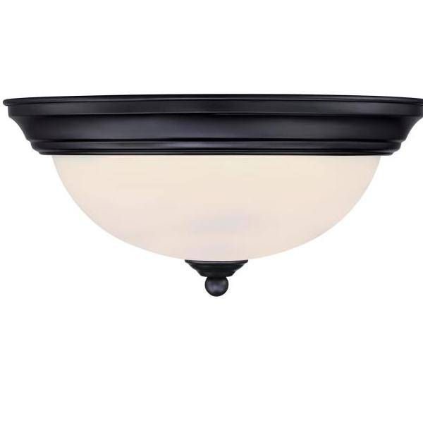 11" 15 Watt 3000K Matte Black Dimmable LED Indoor Flush Mount Dimmable Ceiling Fixture 3