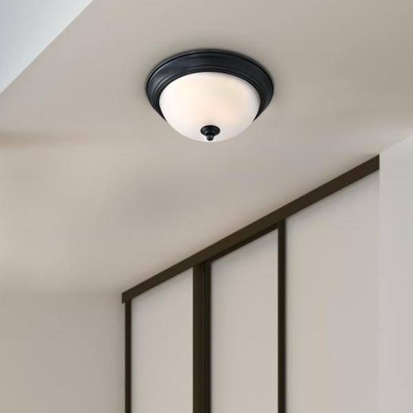 11" 15 Watt 3000K Matte Black Dimmable LED Indoor Flush Mount Dimmable Ceiling Fixture 5