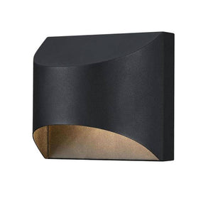 10 watt 3000K Natural White Indoor/Outdoor Textured Black LED Wall Fixture 1