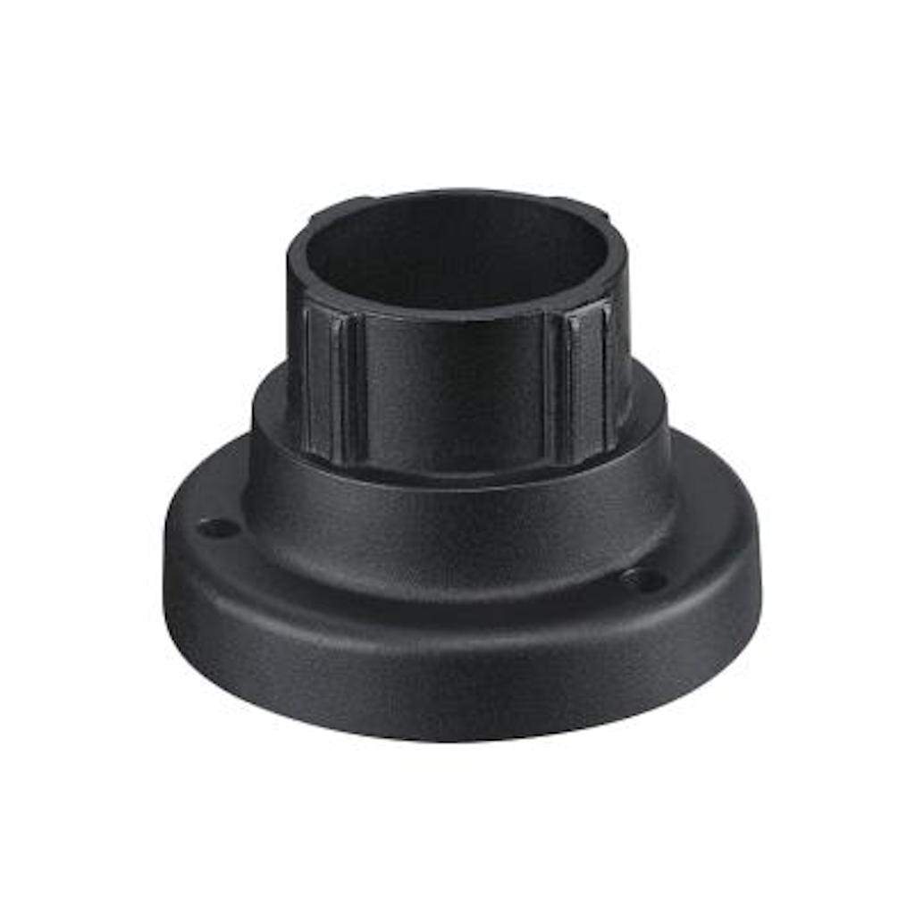4.8" Textured Black Pedestal Mount for Post-Top Fixture 1