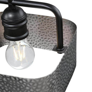 1 Light Matte Black/Dark Pewter Mini Pendant Light Fixture 2