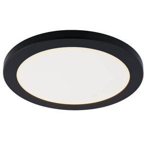 12" 17 watt 120 volt CCT Selectable Round Black LED Dimmable Ceiling Light Fixture 1