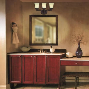 3 Light Oil Rubbed Bronze Indoor Wall Fixture 2