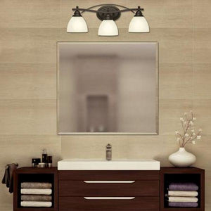 3 Light Oil Rubbed Bronze Indoor Wall Fixture 2