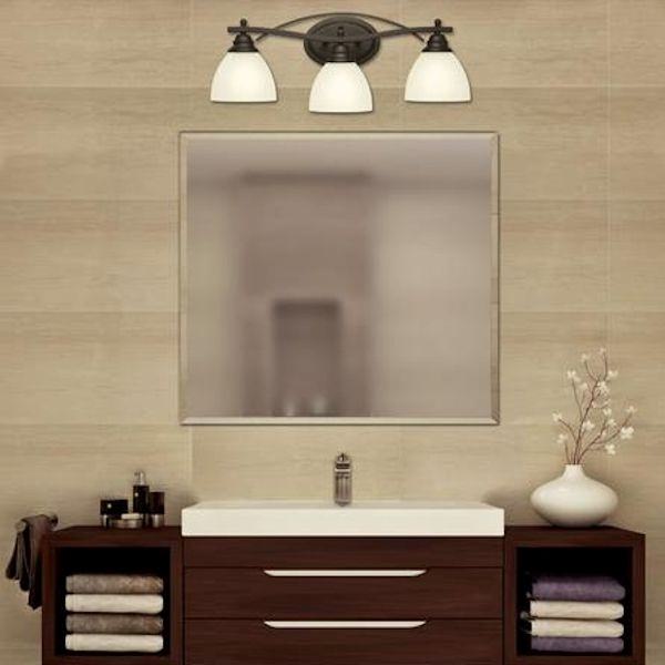 3 Light Oil Rubbed Bronze Indoor Wall Fixture 2