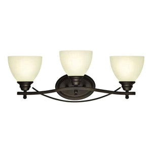 3 Light Oil Rubbed Bronze Indoor Wall Fixture 1