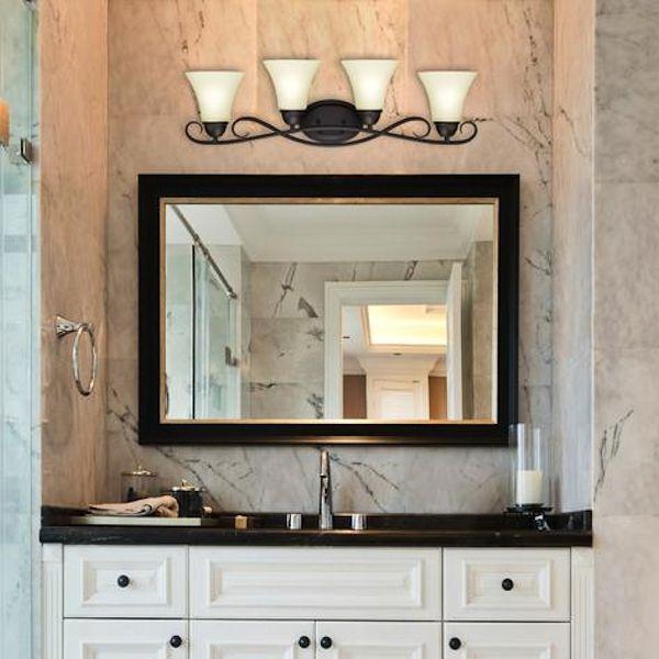 4 Light Oil Rubbed Bronze Wall Light Fixture 2