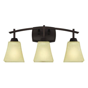 3 Light Oil Rubbed Bronze Indoor Wall Fixture 1