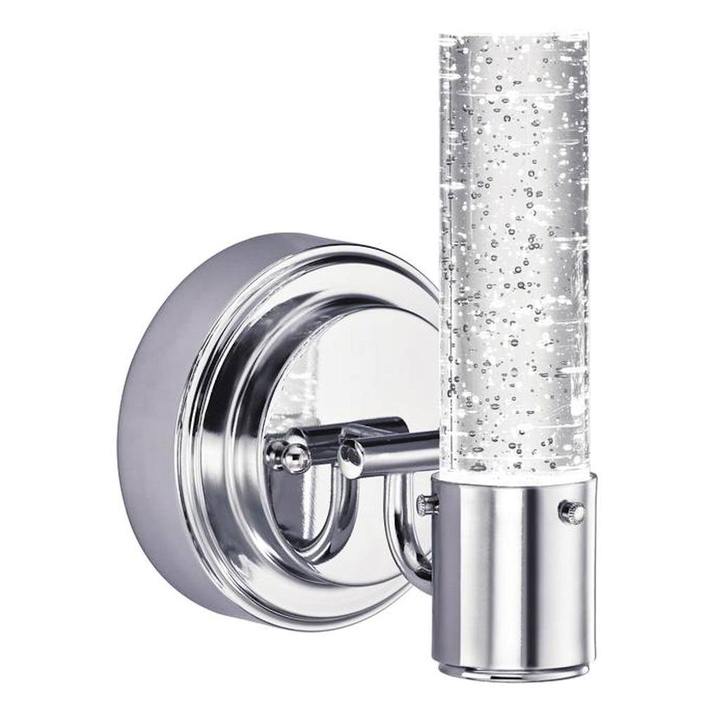 1 Light Chrome Dimmable LED Wall Light Fixture 1