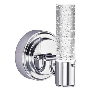 1 Light Chrome Dimmable LED Wall Light Fixture 1