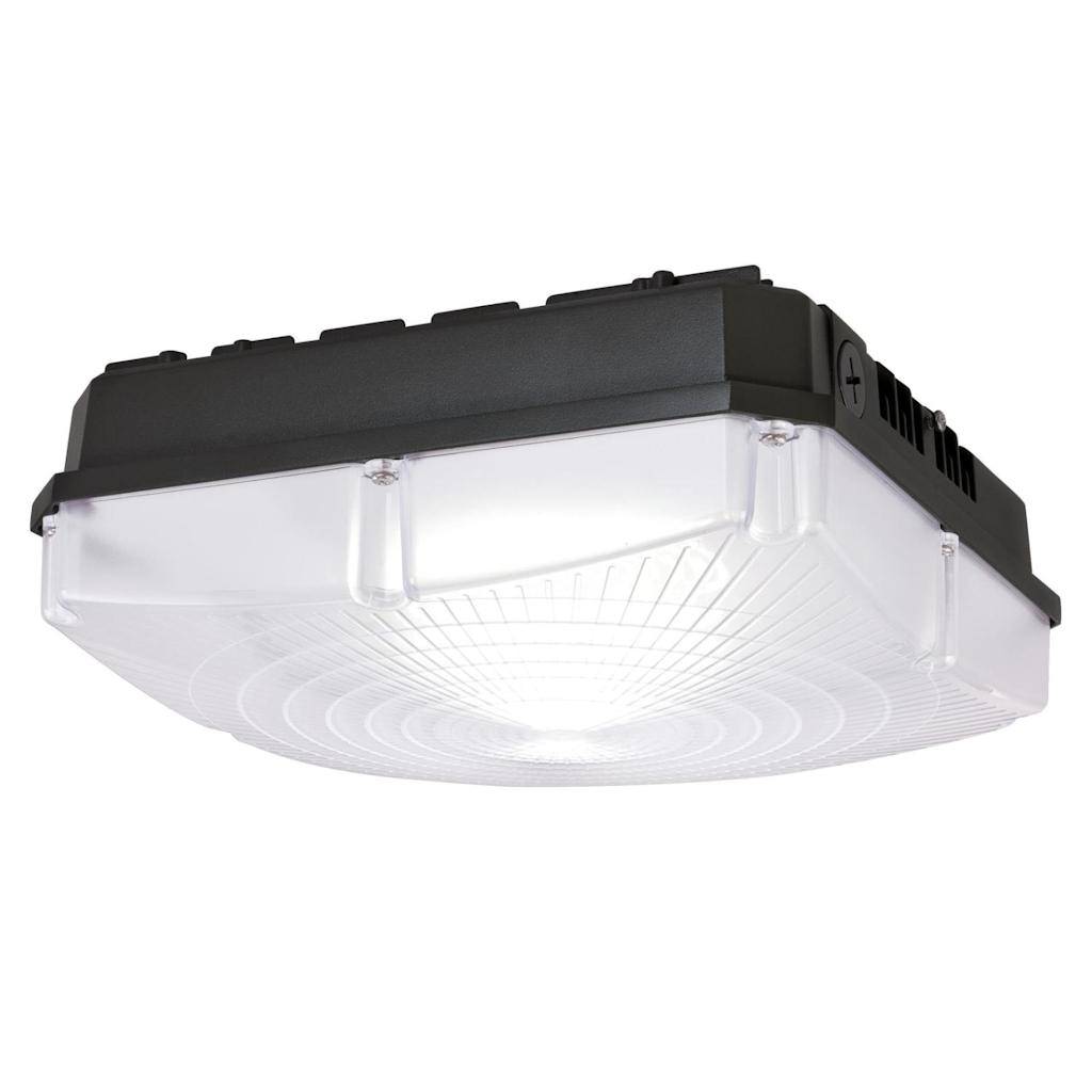 70 watt 120/277 volt 5000K Daylight LED Square Garage Canopy Fixture 1