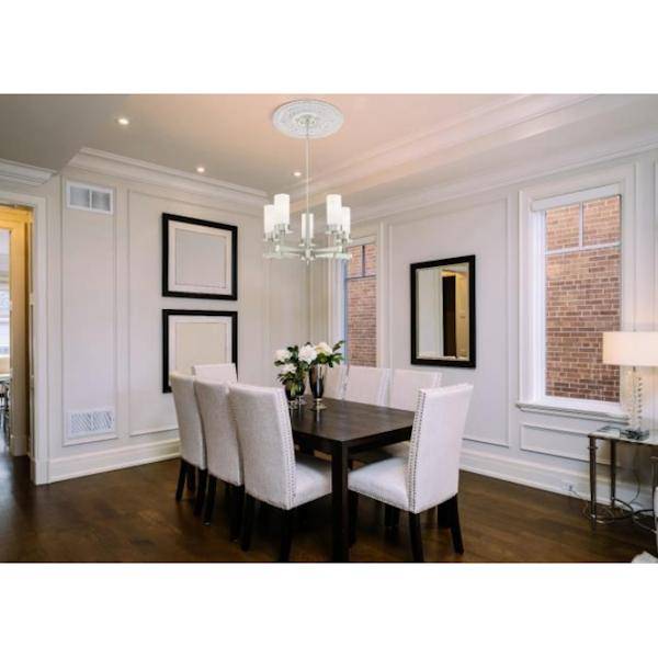 5 Light Brushed Nickel Frosted Opal Glass Shades Chandelier Light Fixture 2