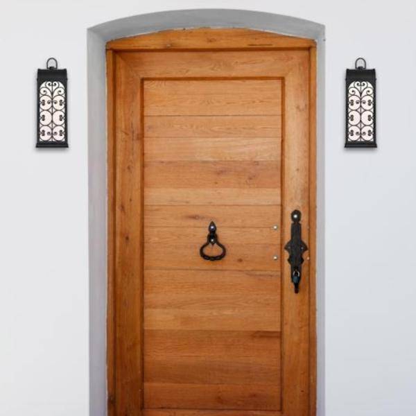 1 Light 16 watt Textured Iron Finish with Frosted Glass 2700K LED Outdoor 3