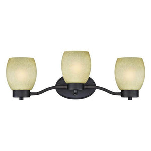3 Light Oil Rubbed Bronze Indoor Wall Fixture 1
