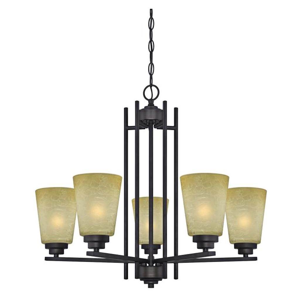 2' x 2' 5 Light Indoor Chandelier 1