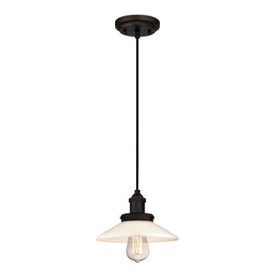 1 Light (Medium Screw Base) Oil Rubbed Bronze Pendant Light Fixture 1
