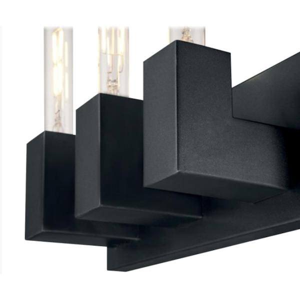 3 Light 4.5 watt 2700K Iron LED Dimmable Wall Fixture 3