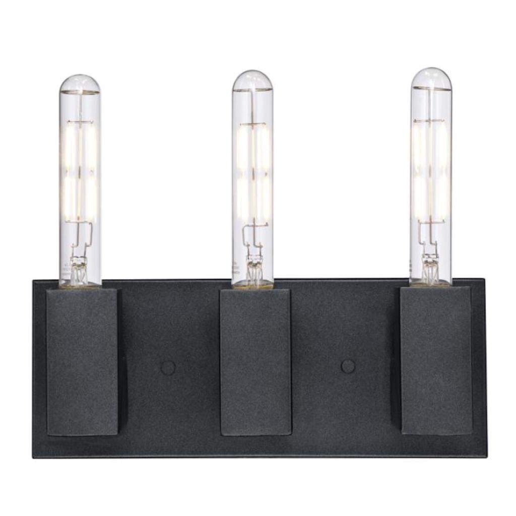 3 Light 4.5 watt 2700K Iron LED Dimmable Wall Fixture 1
