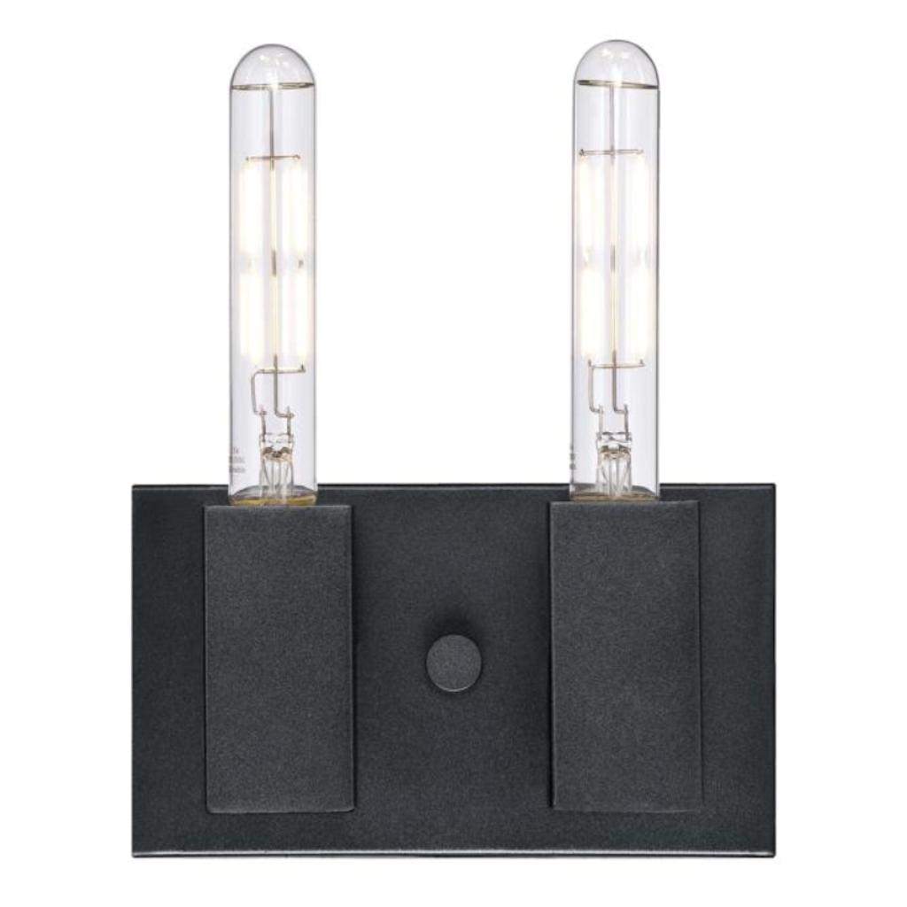 2 Light 4.5 watt 2700K Iron LED Dimmable Wall Fixture 1