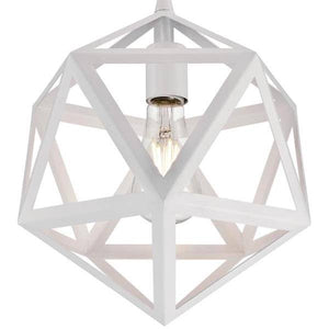 1 Light Matte White Pendant 2