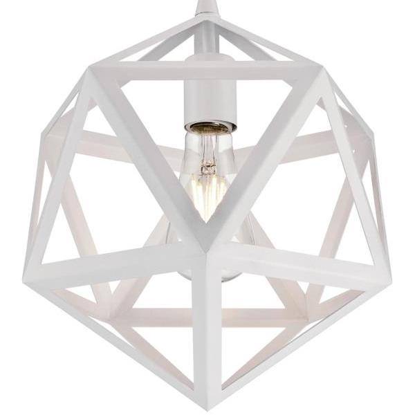 1 Light Matte White Pendant 2