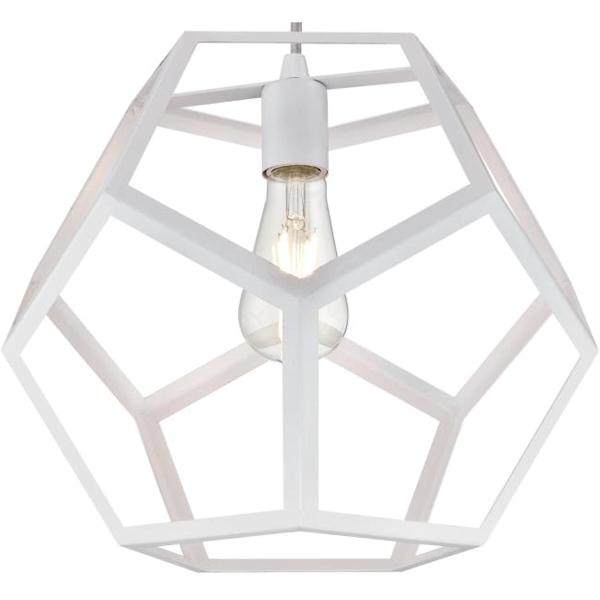 1 Light Matte White Pendant 2