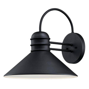 1 Light 17" Textured Black Wall Light Fixture 1