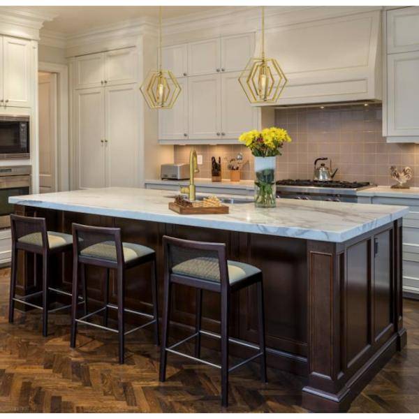 1 Light Champagne Brass Pendant Light Fixture 4
