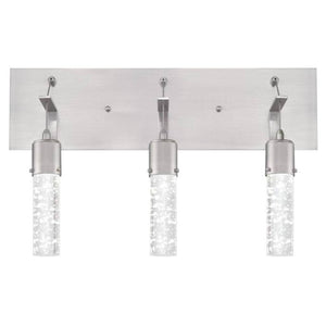3 Light 22 watt Brushed Nickel 3000K Dimmable Wall Light Fixture 1