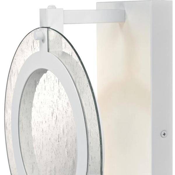 1 Light 15 watt Matte White 3000K Natural White Dimmable Wall Light Fixture 4