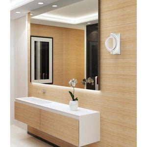 1 Light 15 watt Matte White 3000K Natural White Dimmable Wall Light Fixture 6