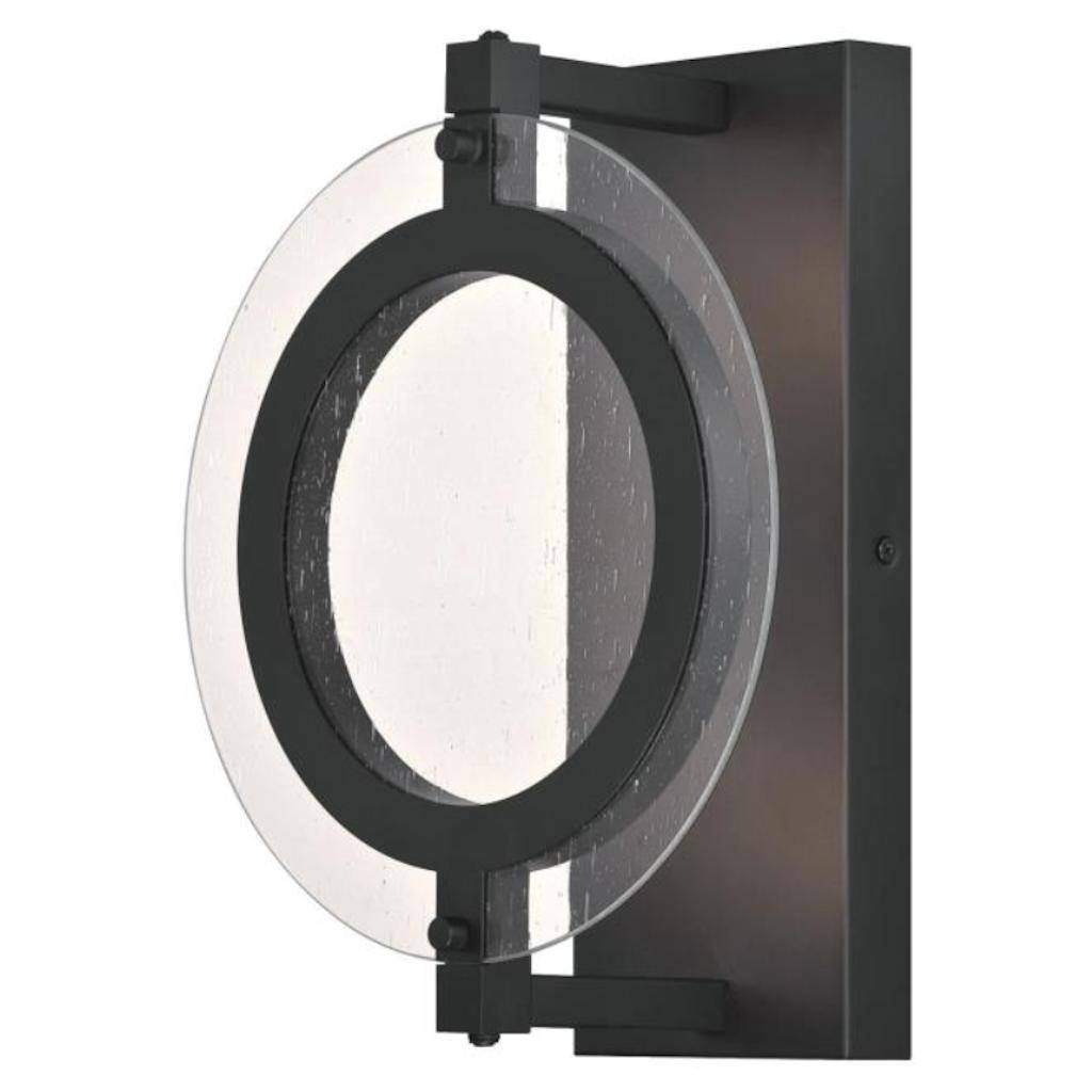 1 Light 15 watt Matte Black 3000K Natural White Dimmable Wall Light Fixture 1