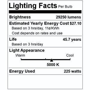 1' x 4' 225 watt 120/277 volt 5000K White Dimmable LED Linear High Bay 2