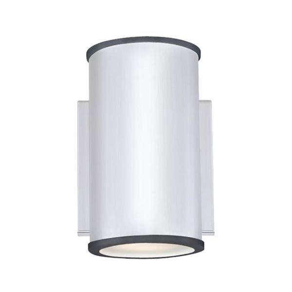 1 Light 8.5 watt 2700K Warm White Nickel Luster LED Wall Light Fixture 3
