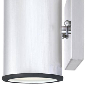 1 Light 8.5 watt 2700K Warm White Nickel Luster LED Wall Light Fixture 4