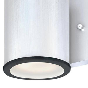 1 Light 8.5 watt 2700K Warm White Nickel Luster LED Wall Light Fixture 5